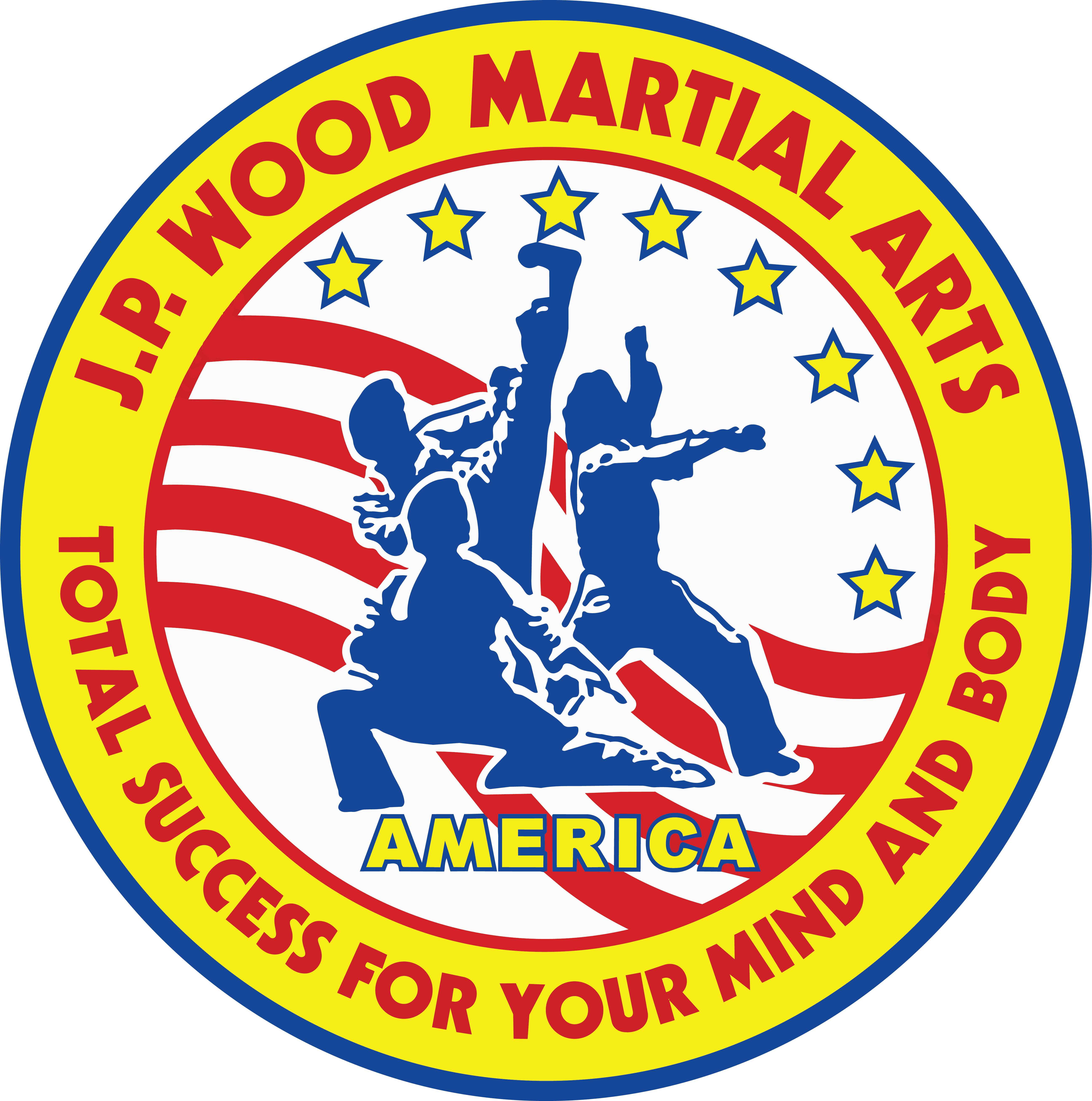 J.P. Wood Martial Arts Color Logo